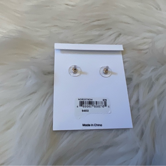 Baublebar Crystal Snowflake & Faux Pearl Earrings - New on Card - Picture 8 of 8